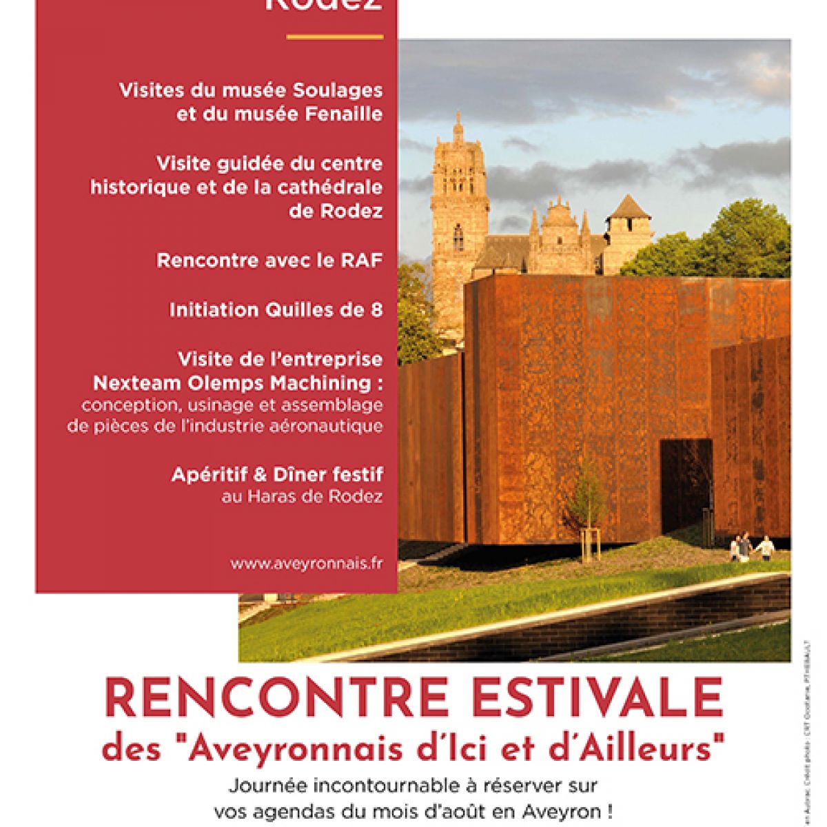 Rencontre estivale à Rodez